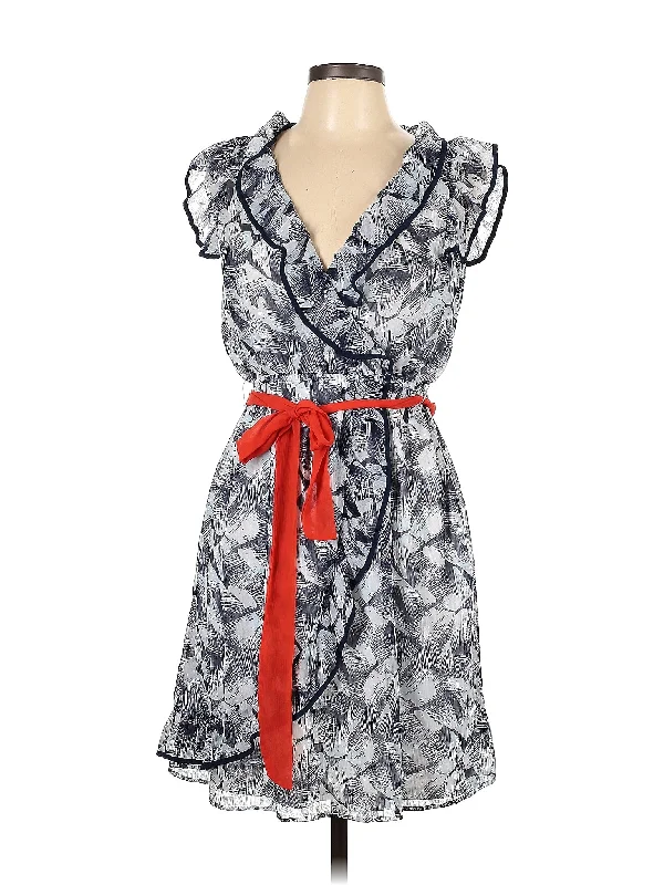 cocktail dress with smocked bodice-Cocktail Dress