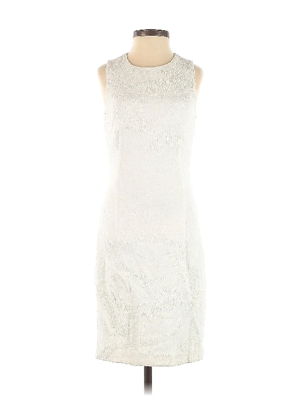 cocktail dress with feather trim-Cocktail Dress