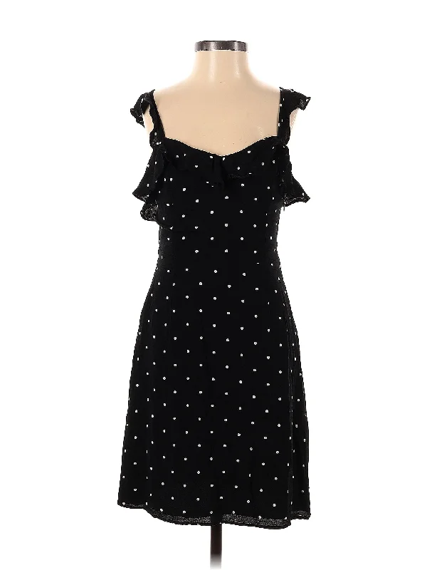 cocktail dress with illusion neckline-Cocktail Dress