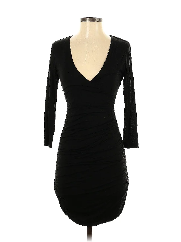 cocktail dress with puff sleeves-Cocktail Dress