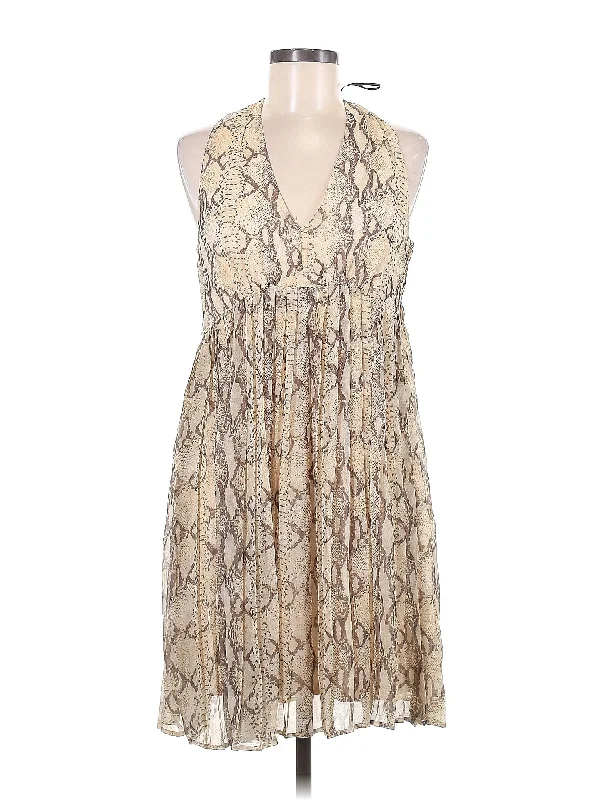 cocktail dress with side gathers-Cocktail Dress