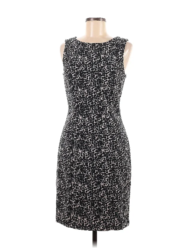 cocktail dress with side rosettes-Cocktail Dress