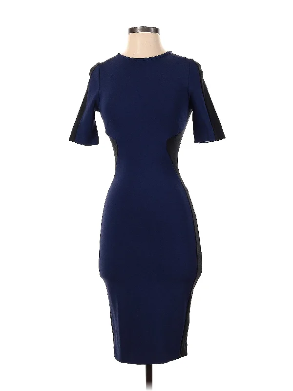cocktail dress with side sashes-Cocktail Dress