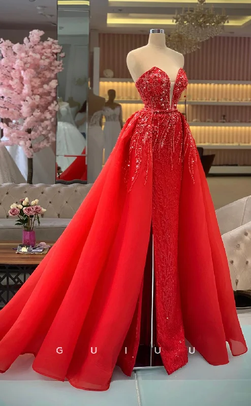 metallic finish evening dresses-G2801 - Elegant & Luxurious A-Line V-Neck Sequins Strapless Long Prom Evening Dress metallic finish evening dresses-G2801 - Elegant & Luxurious A-Line V-Neck Sequins Strapless Long Prom Evening Dress
