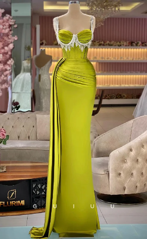 evening gowns for beach weddings-G2802 - Chic & Modern Fitted Sweetheart Bead-Fringed Ruched Prom Evening Dress evening gowns for beach weddings-G2802 - Chic & Modern Fitted Sweetheart Bead-Fringed Ruched Prom Evening Dress