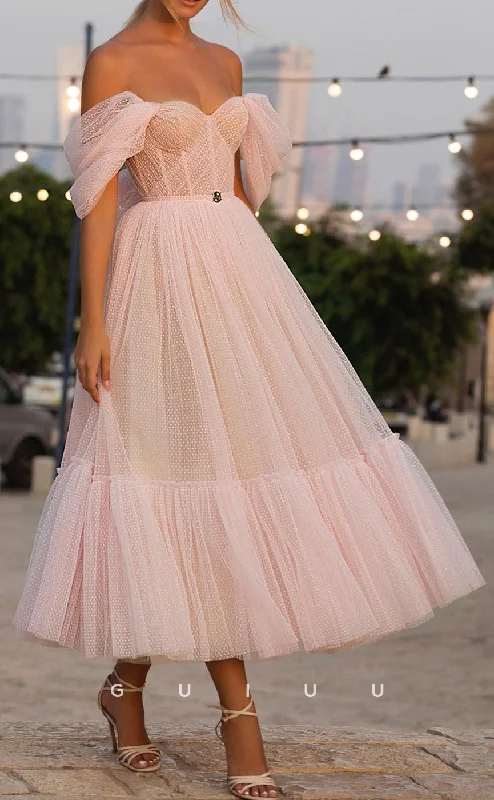 quilted evening dress bodices-G2858 - Elegant & Simple A-Line Tulle Off-Shoulder Long Prom Evening Dress quilted evening dress bodices-G2858 - Elegant & Simple A-Line Tulle Off-Shoulder Long Prom Evening Dress