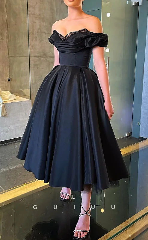 evening dress for innovation mixers-G2863 - Classic & Timeless A-Line Lace Off-Shoulder Satin Black Prom Evening Dress evening dress for innovation mixers-G2863 - Classic & Timeless A-Line Lace Off-Shoulder Satin Black Prom Evening Dress