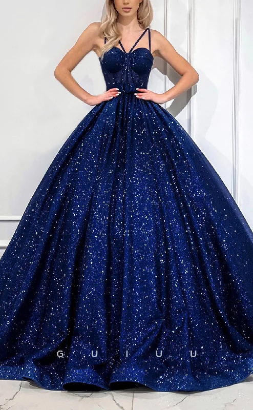 evening gowns with side draping-G2868 - Elegant & Luxurious Glitter A-Line Sweetheart Straps Prom Evening Dress evening gowns with side draping-G2868 - Elegant & Luxurious Glitter A-Line Sweetheart Straps Prom Evening Dress