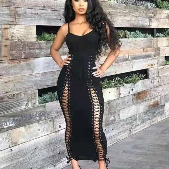 evening gowns for yacht parties-Wholesale women's sexy V-neck tie nightclub dress(CL8522) evening gowns for yacht parties-Wholesale women's sexy V-neck tie nightclub dress(CL8522)