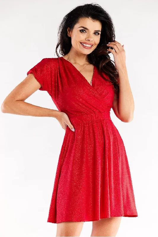 crystal embellished evening dresses-Evening dress awama