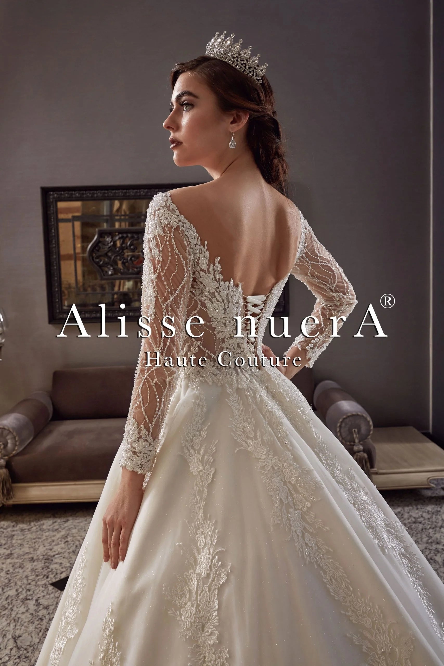 Wedding dress semi-formal events look fun--A Line Transparent Wedding Dress and Long Bridal Veil with Lace Hem Wedding dress semi-formal events look fun--A Line Transparent Wedding Dress and Long Bridal Veil with Lace Hem