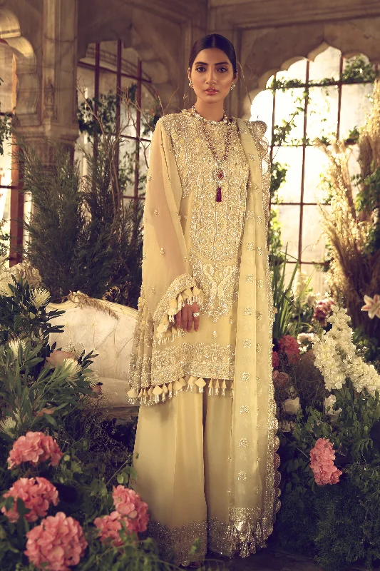 Wedding dress: accessorize the look--Pakistani Wedding Yellow Sharara Dress