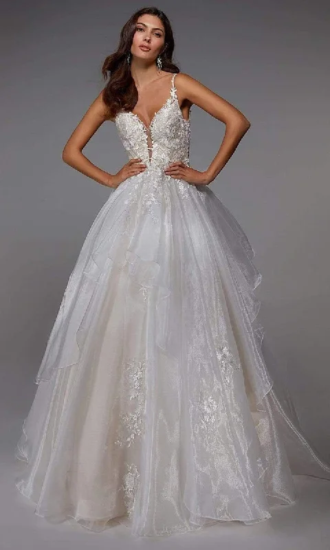 Wedding dress holiday celebration joy wow--Alyce Paris 7047