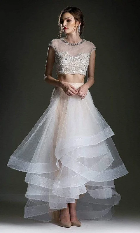 Wedding dress enhances confidence more--Andrea and Leo - 5281 Beaded Illusion Jewel Layered Dress Wedding dress enhances confidence more--Andrea and Leo - 5281 Beaded Illusion Jewel Layered Dress