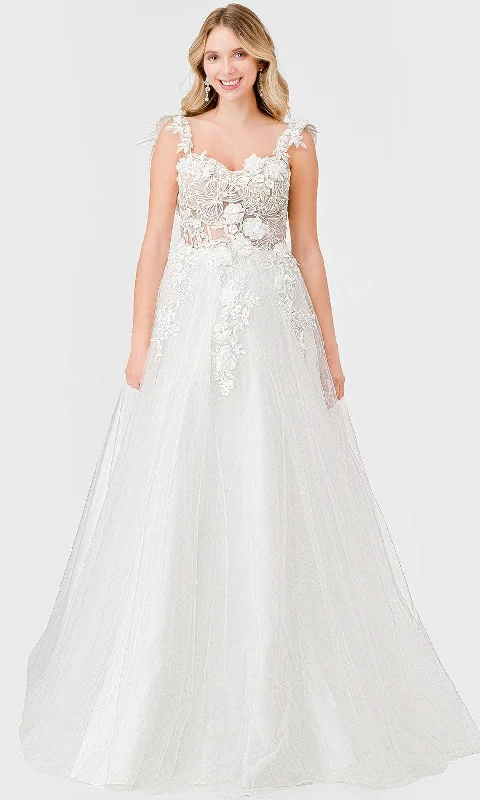 Wedding dress: where can I buy it--Aspeed Design MS0026 - Wide Strap Embroidered Bridal Dress Wedding dress: where can I buy it--Aspeed Design MS0026 - Wide Strap Embroidered Bridal Dress