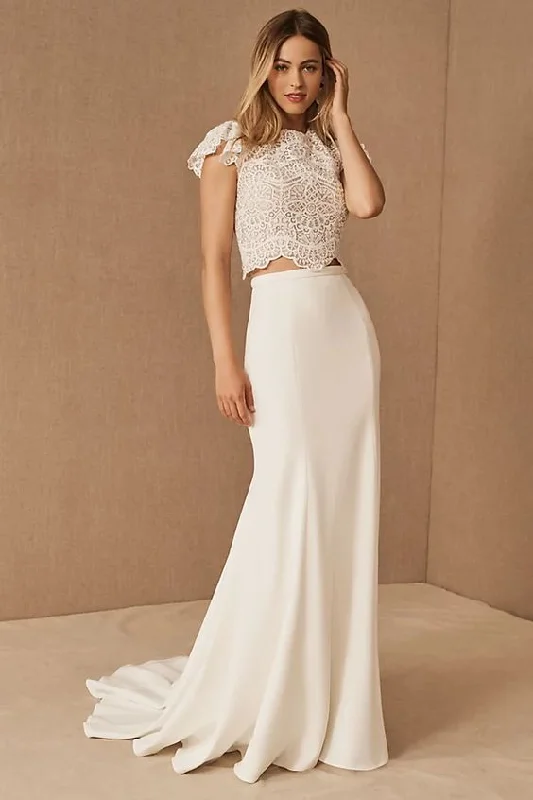 Wedding dress made in USA support small--Jenny Yoo Oda Skirt