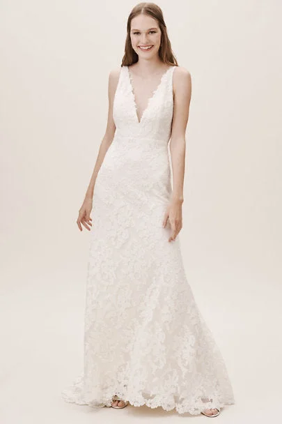 Wedding dress affordable price amazing--BHLDN Jenny Yoo Vanessa Gown