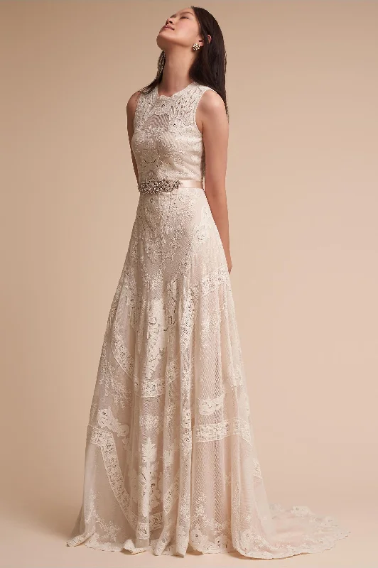 Dress for wedding semi-formal reception party--Lotus Threads Contra Gown