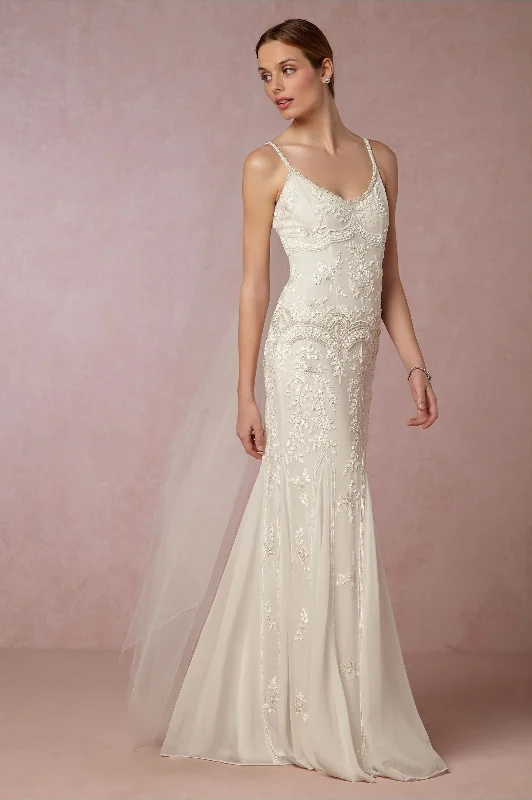 Wedding dress that is head-turning beauty--BHLDN LM Collection Mignon Naomi Gown