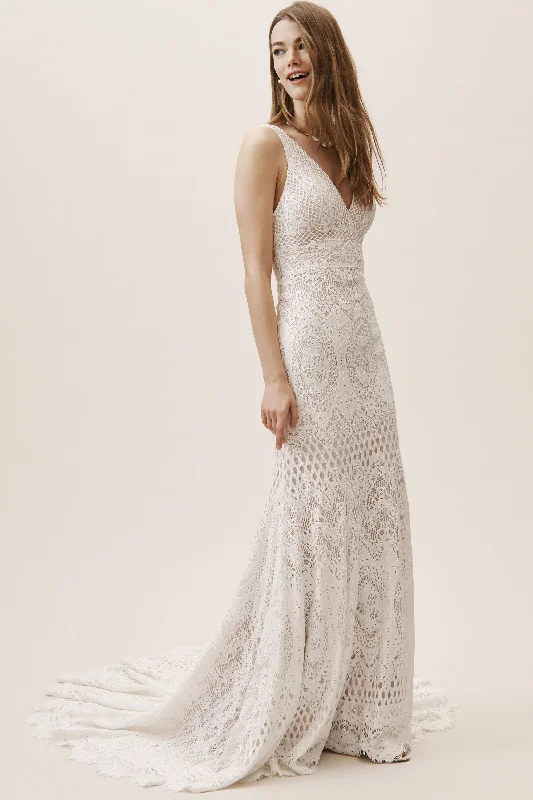 Wedding dress red carpet ready now fun--BHLDN Peoria Gown