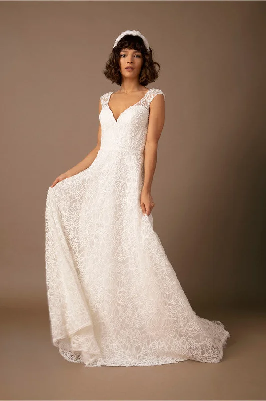 Dress for wedding maxi style bohemian vibe--BHLDN Rockland Gown