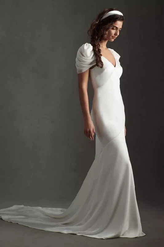 Wedding dress that is Instagram worthy shot--BHLDN Savannah Miller Belle Gown