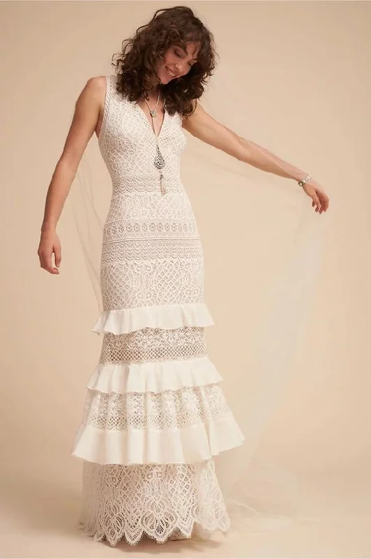 Dress for wedding celebratory event great--BHLDN Tadashi Shoji Cabriole Gown