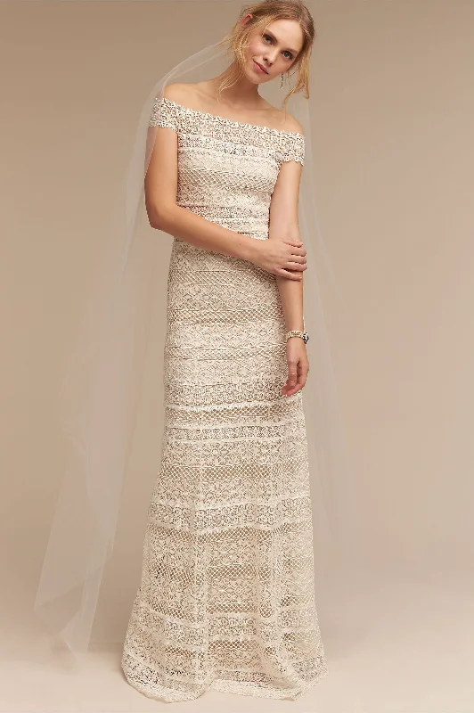 Wedding dress: personal style guide tips--BHLDN Tadashi Shoji Eira Gown