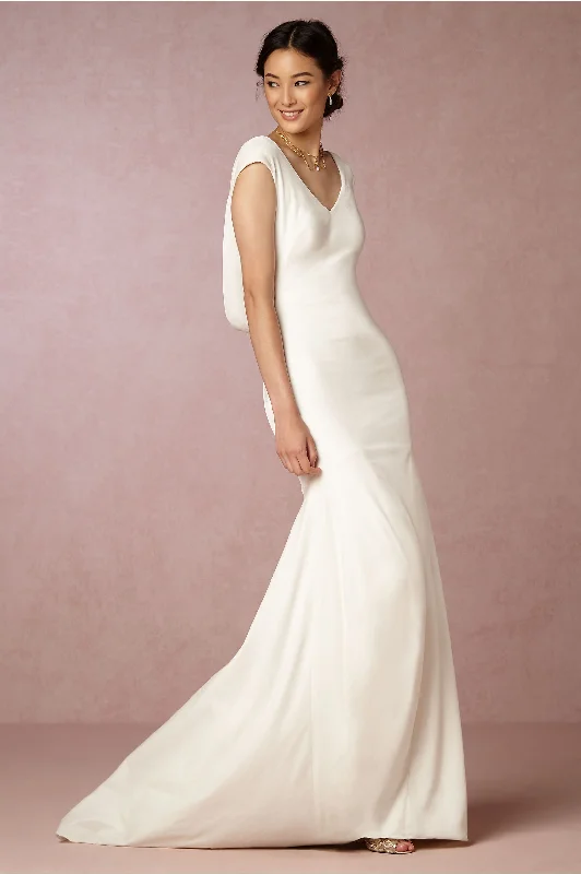 Dress for wedding glamorous style red carpet--BHLDN Theia Ingrid Velvet Gown