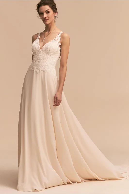 Wedding dress masquerade ball themes fun--BHLDN Whispers & Echoes Kirsten Gown