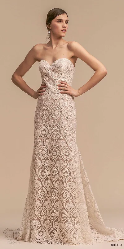 Wedding dress earth tones natural look great--BHLDN Whispers & Echoes Lilac Gown
