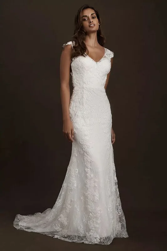 Wedding dress that gives back profits best--BHLDN Whispers & Echoes Milano Gown - Ivory Lined Wedding dress that gives back profits best--BHLDN Whispers & Echoes Milano Gown - Ivory Lined