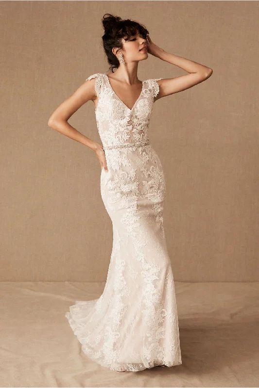 Wedding dress charitable aspect benefit help--BHLDN Whispers & Echoes Milano Gown