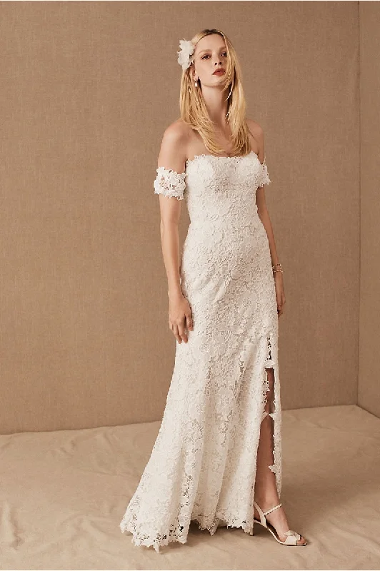 Wedding dress luxury brand style fab--BHLDN Willowby Gambelle Gown
