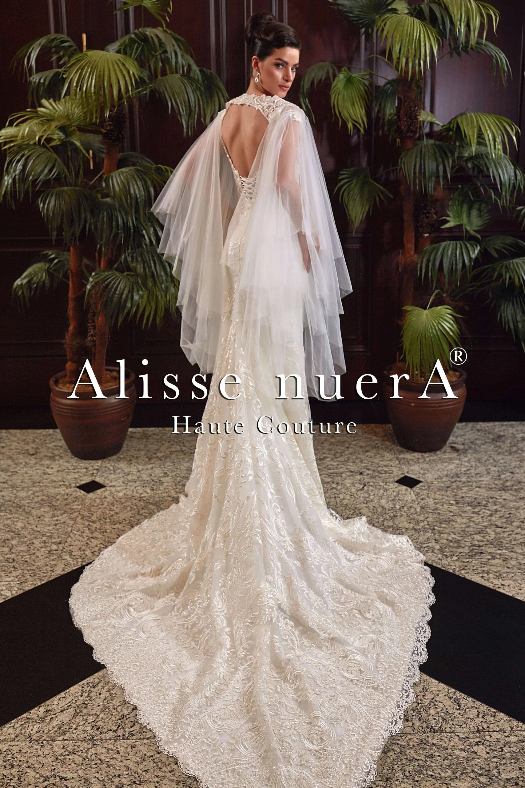 Dress for wedding plus size women choices--Boat Neckline Mermaid Lace Bridal Gown with Over Shoulder Bridal Cape Dress for wedding plus size women choices--Boat Neckline Mermaid Lace Bridal Gown with Over Shoulder Bridal Cape