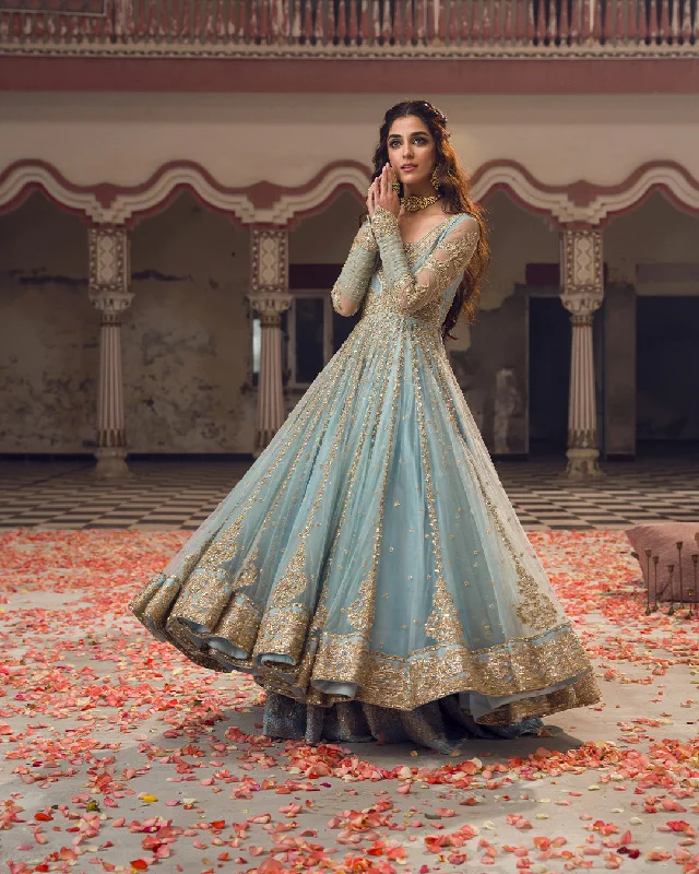 Wedding dress excellent customer service--Bridal Pakistani Nikkah Wedding Dress
