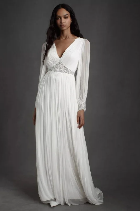 Dress for wedding summer season beach theme--Catherine Deane Jolie Gown
