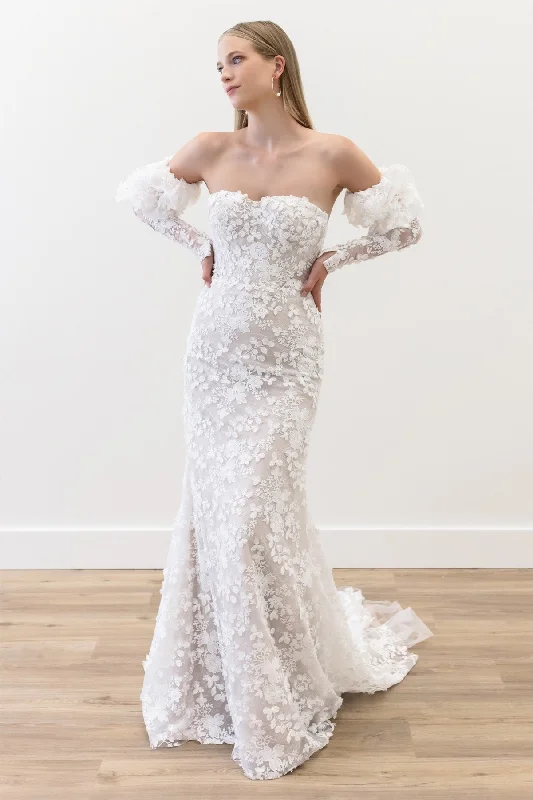 Wedding dress with a unique back design now--Cecilia | Willowby - Watters
