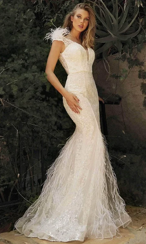 Wedding dress neon colors bold style hot--Cinderella Divine C57W