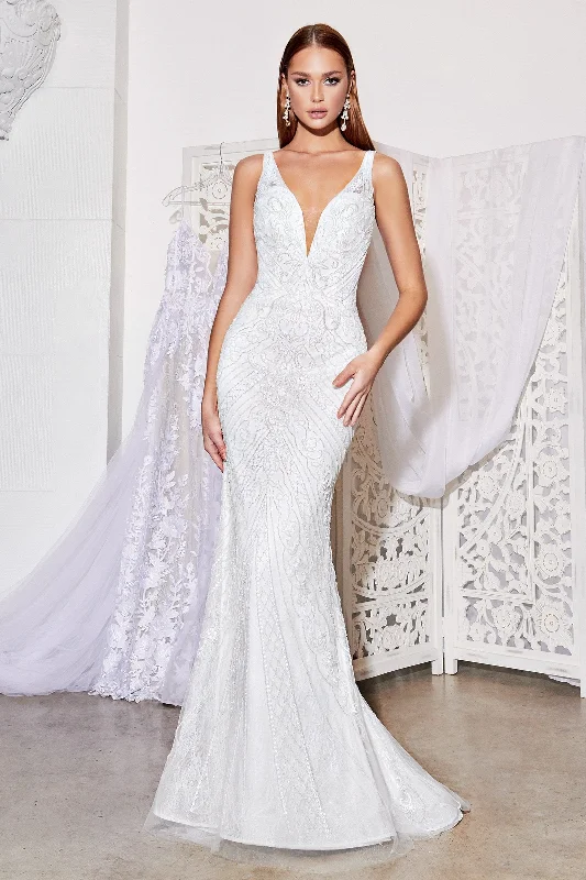 Dress for wedding summer season beach theme--Cinderella Divine EW115