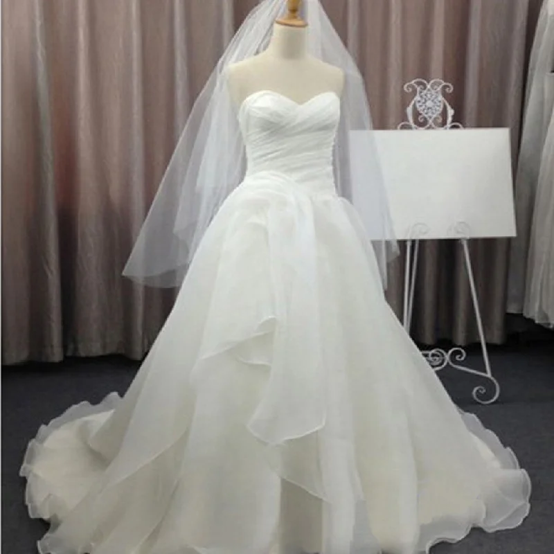 Wedding dress accentuates curves really--Simple Elegant Sweetheart White Chiffon Wedding Party Dresses, Cheap Bridal Gown, WD0077 Wedding dress accentuates curves really--Simple Elegant Sweetheart White Chiffon Wedding Party Dresses, Cheap Bridal Gown, WD0077