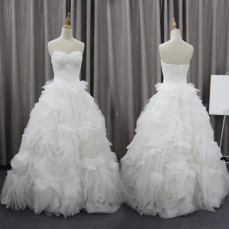 Wedding dress that is unforgettable magic--Unique Bubble Organza Sweetheart Strapless Ball Gown Wedding Party Dresses, WD0013 Wedding dress that is unforgettable magic--Unique Bubble Organza Sweetheart Strapless Ball Gown Wedding Party Dresses, WD0013