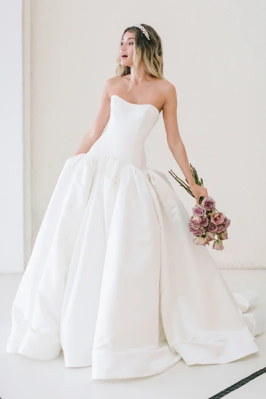 Dress for wedding sophisticated style chic--Cordell | Watters