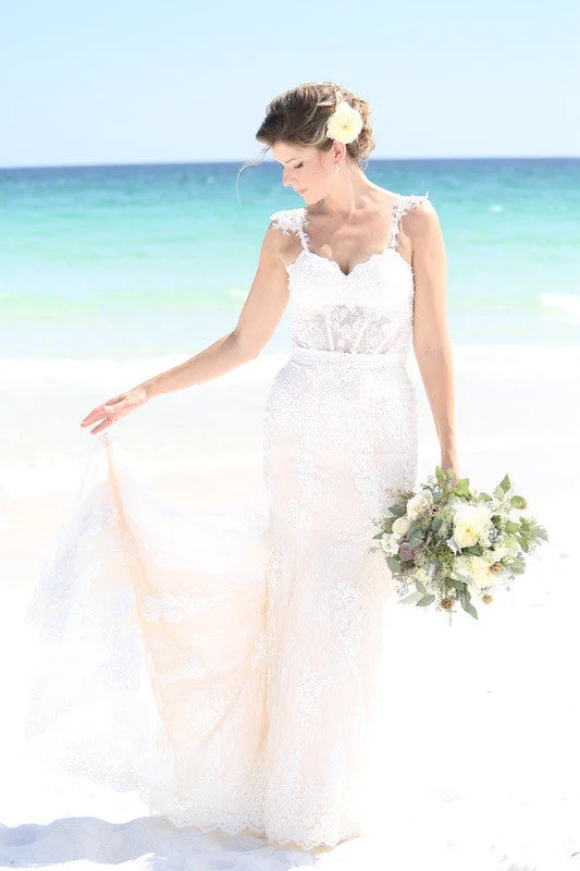 Dress for wedding daytime event casual look--Blush Pink Mermaid Wedding Dress (#Nicole) Dress for wedding daytime event casual look--Blush Pink Mermaid Wedding Dress (#Nicole)