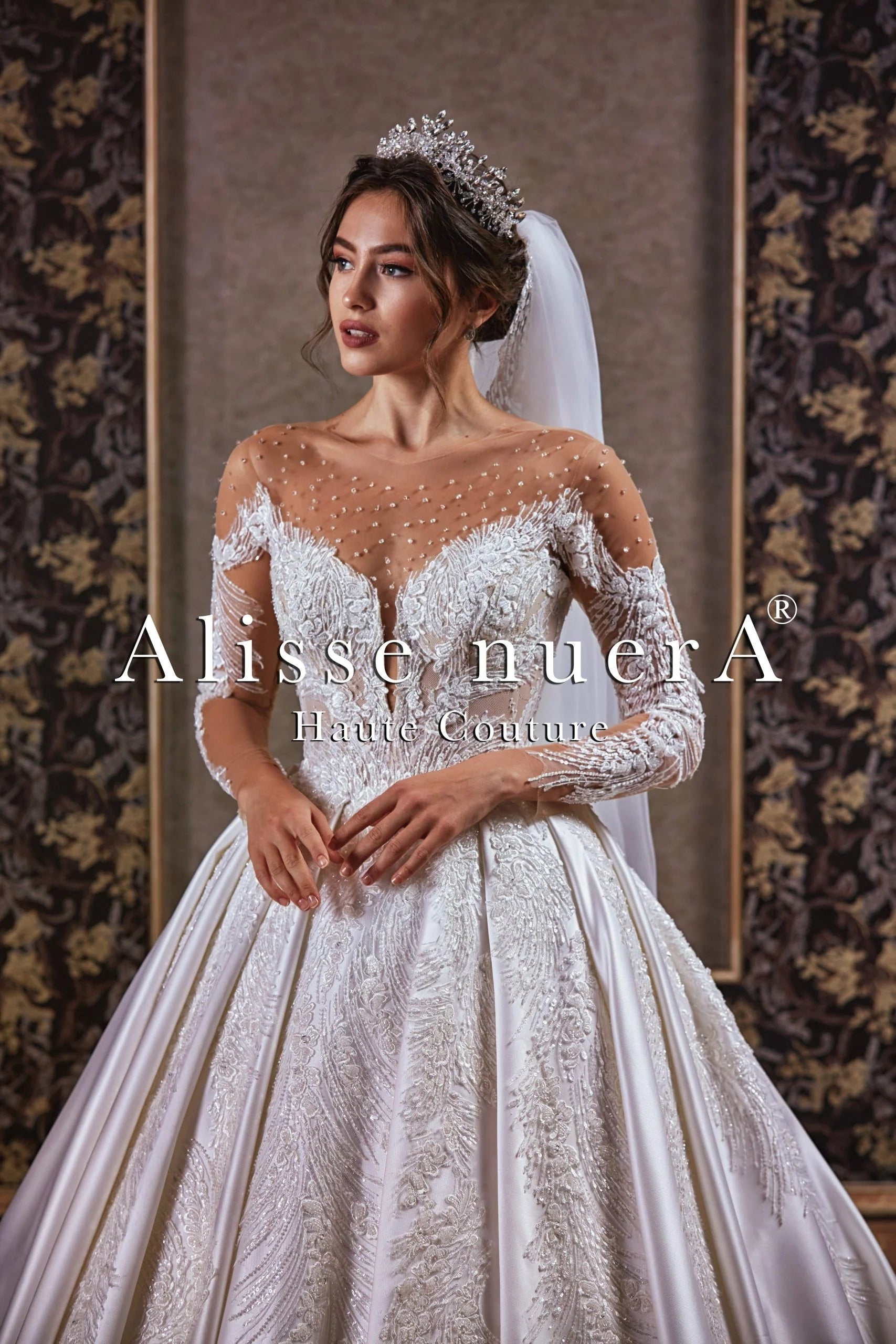 Wedding dress: style guide for events--Crystal Beaded Sheer Illusion Sweetheart Neckline Satin Pleated Wedding Gown Wedding dress: style guide for events--Crystal Beaded Sheer Illusion Sweetheart Neckline Satin Pleated Wedding Gown