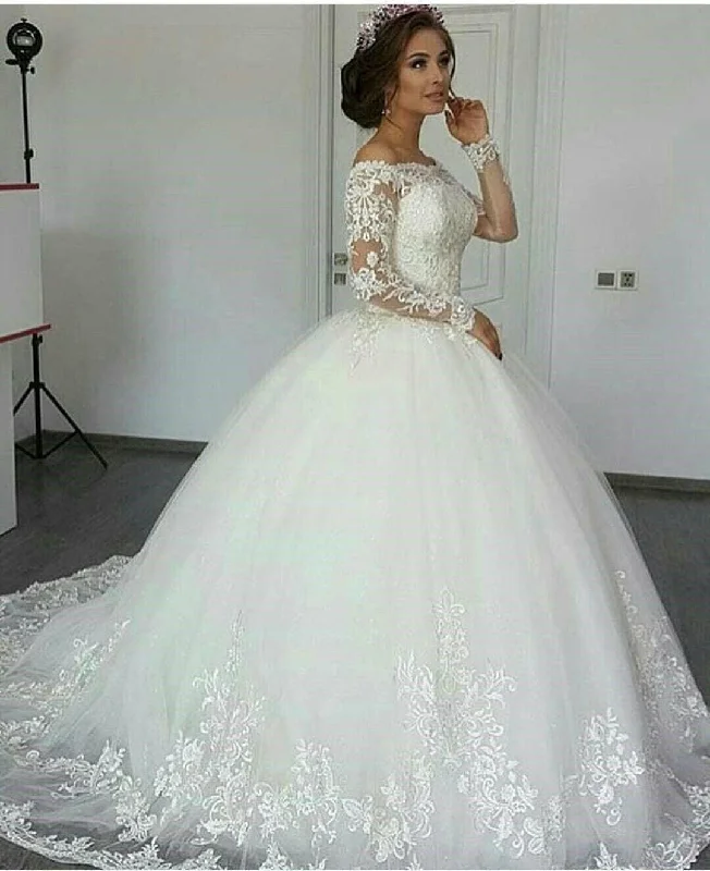 Dress for a rustic barn wedding outdoor style--Custom Elegant Wedding Gown Bridal Dress