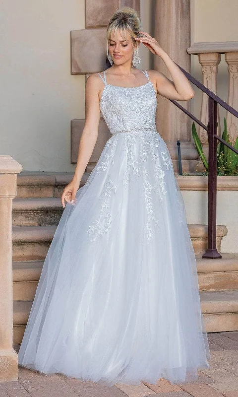 Wedding dress: the perfect fit advice--Dancing Queen 0217 - Sleeveless Scoop Neck Wedding Gown Wedding dress: the perfect fit advice--Dancing Queen 0217 - Sleeveless Scoop Neck Wedding Gown