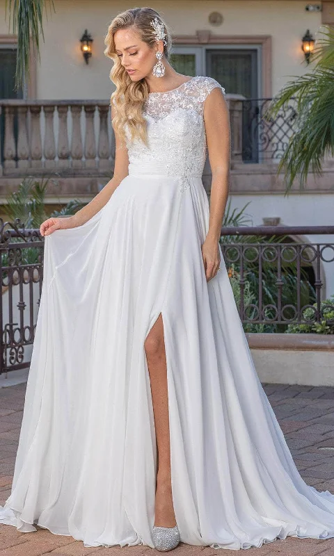 Wedding dress polka dots fun style look wow--Dancing Queen 0249 - Embroidered A-Line Wedding Dress Wedding dress polka dots fun style look wow--Dancing Queen 0249 - Embroidered A-Line Wedding Dress