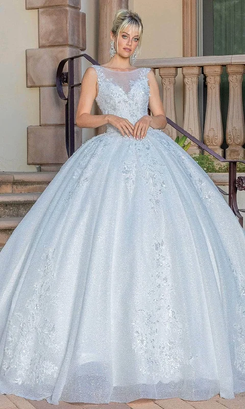 Wedding dress boat wedding theme special--Dancing Queen 0252 - Embroidered Sleeveless Ballgown