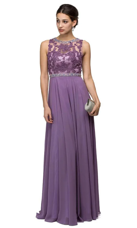 Wedding dress creates waistline nicely--Dancing Queen 9458SC
